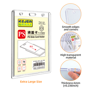 Kejea B7 Heavy Duty Badge Holder Employe's Card Holder Vertical Protector Cover Case for Key Office Doctor Nurse Teacher Women - Product Image 2