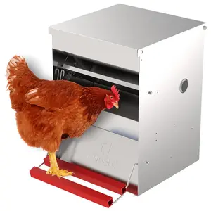 Machine d'alimentation de poulet en métal, fabricant de mangeoire de poulet à pédale, équipement d'alimentation de poulet automatique, fabrication