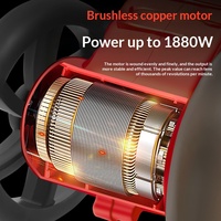 Tondeuse à gazon électrique portative au lithium-ion 2-en-1, débroussailleuse rechargeable, petit outil de jardinage domestique S-156 OEM