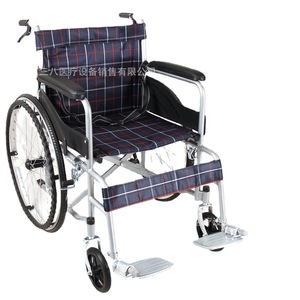 Silla de Ruedas Plegable Ligera con Asiento de Tela Oxford Negra y Neumáticos Inflables para Personas Mayores y Discapacitadas, Manual - Product Image 2