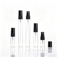 Flacons de recharge pour parfum de 2 ml, 3 ml, 5 ml, 10 ml, tonique pour soins de la peau, spray solaire, flacons en verre transparent