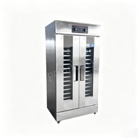 Armoire de fermentation professionnelle à 32 plateaux, en acier inoxydable 410, avec circulation d'air chaud pour la levée de la pâte en boulangerie