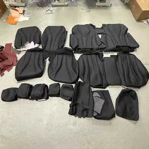 Ensemble complet de housses de siège en cuir de luxe de classe S et revêtement intérieur en cuir pour toute la voiture pour W221 W222 <span class=keywords><strong>W223</strong></span> - Product Image 1