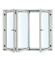 Ventanas Plegables Verticales de PVC con Doble Acristalamiento y Control Remoto para Cocina y Sala de Estar - Aislamiento Acústico y Térmico