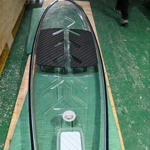 Tabla <span class=keywords><strong>de</strong></span> <span class=keywords><strong>Paddle</strong></span> Surf Transparente para Pesca, Material <span class=keywords><strong>de</strong></span> PC, Cristal Transparente, para Aguas Oceánicas, <span class=keywords><strong>Remo</strong></span> <span class=keywords><strong>de</strong></span> Pie - Product Image 1