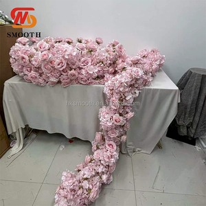 Guirnaldas Florales de Rosas Artificiales de Seda de Lujo, Arreglo de Flores Entrelazadas para Centro de Mesa de Boda - Product Image 3