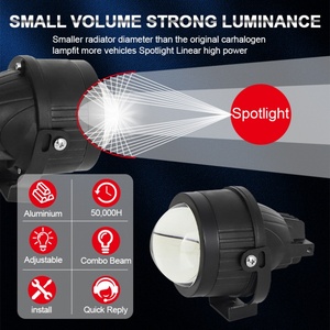 Lámpara Antiniebla Automotriz LED de Tres Pulgadas, Tres Colores, con Soportes Universales en Forma de U para Automóviles - Product Image 5