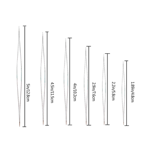 19pcs Big Eye Beading Needlees Stainless Steel <strong>Needle</strong> for <strong>Beads</strong> with <strong>Needle</strong> Bottle - Product Image 2