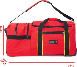 Muestra gratis Bolsa de bombero con ajuste reflectante de seguridad para bolso de rescate de emergencia, secado rápido, impermeable - Product Image 5