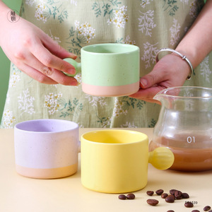 Taza de cerámica personalizable con asa, acabado mate, taza de regalo para regalos, taza de café y té de estilo nórdico, diseño creativo - Product Image 3