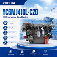 Motor Diésel SCDC YUCHAI Serie YC6MJ, Modelo YC6MJ410-C20, 300kW 410HP, Turboalimentado, Refrigerado por Agua, para Barcos Pesqueros, Remolcadores y Embarcaciones de Trabajo