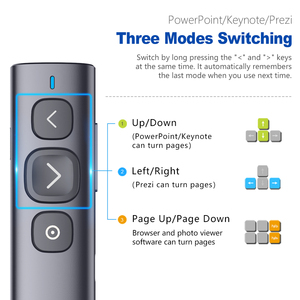 Norwii N95s高亮无线演示器远程数字激光答题器演示指针 - Product Image 3