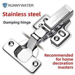 Charnière hydraulique en acier inoxydable Huayu, accessoires de quincaillerie, couverture complète, demi-couverture, sans couverture, amortisseur, <span class=keywords><strong>porte</strong></span> de placard, <span class=keywords><strong>avion</strong></span> H - Product Image 5