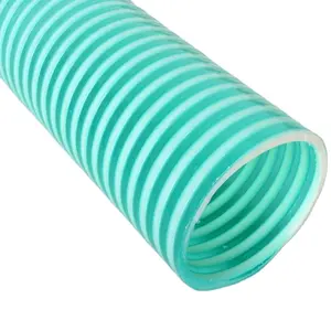 2 "50mm PVC spiral emiş hortumu dayanıklı sulama borusu için agricultrial uygulama su pompası