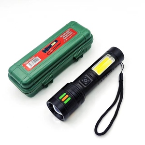 <span class=keywords><strong>Linterna</strong></span> LED de aluminio resistente al agua con Zoom de enfoque ajustable 5 modos que incluyen luz de advertencia <span class=keywords><strong>SOS</strong></span> para acampar al aire libre - Product Image 1
