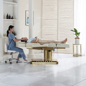 Fábrica al por mayor de lujo Rosa salón de belleza muebles equipo eléctrico spa facia cama mesa de masaje cama de pestañas - Product Image 3