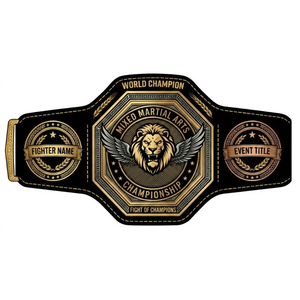 Cinturón de Campeonato de Artes Marciales Mixtas, Boxeo, Personalizado, Peso Pesado, Peso Ligero, Talla Adulto - Product Image 1