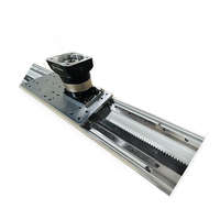 Module linéaire à crémaillère de haute précision, table coulissante motorisée à longue course, profil en aluminium pour automatisation de portique CNC