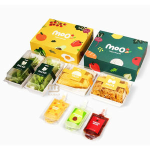 Boîte d'emballage alimentaire légère jetable écologique pour plats à emporter salade personnalisée fruits sushi repas léger Bentos déjeuner-récipient alimentaire - Product Image 4