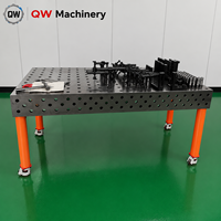 Table de soudage flexible 3D en acier avec gabarits et fixations personnalisées, plateforme de soudage industrielle pour la fabrication métallique