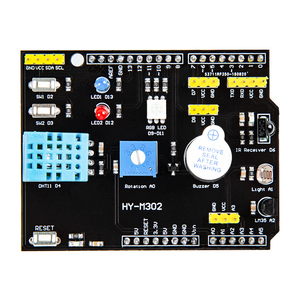 Kuongshun Groothandel Oem Dht11 Lm35 Temperatuur Vochtigheid <span class=keywords><strong>Sensor</strong></span> Driver Module 9in1 Multifunctionele Uitbreidingskaart Voor <span class=keywords><strong>Arduino</strong></span> <span class=keywords><strong>Uno</strong></span> - Product Image 1