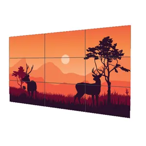 High-Definition 3X3 Outdoor LCD LED Video Wall 65 Inch Ultra Narrow Bezel Splicing Screens Price