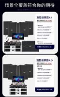 Sistema de Sonido Bekboes para Karaoke KTV Profesional, Caja de Sonido DJ Doble de 10 Pulgadas, Conjunto Completo