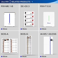   Batterie solaire haute tension GE-F120-4H6 pour usage commercial et industriel, capacité de batterie extensible jusqu'à 100 kWh