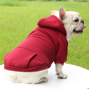 Hoodie para Animais de Estimação em Algodão Macio, Estilo Simples e Fofo, Roupas de Inverno Personalizadas para Cães e Gatos, Produtos Quentes - Product Image 5