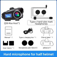 Casque de moto Q58max en gros d'usine avec interphone, écran HD, radio FM et éclairage torche