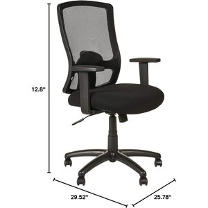 Silla Ergonómica Alera Serie Etros con Respaldo Alto, Giratoria/Inclinable, Reposacabezas Ajustable, Tela Moderna y Malla de Aluminio - Product Image 2