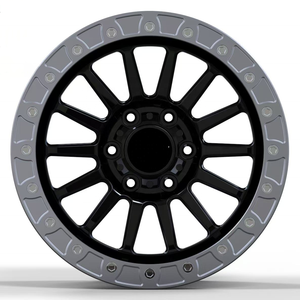 Roue forgée tout-terrain Beadlock 18*8 6*139.7 CB100.1 Face usinée noir mat pour réservoir <span class=keywords><strong>500</strong></span> 400 300 <span class=keywords><strong>Ford</strong></span> <span class=keywords><strong>Raptor</strong></span> F-150 Jeep Wrangler - Product Image 4