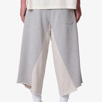 Shorts Homme OEM Effet Vieilli Imprimé Logo Personnalisé 100% Coton Color Block Grande Taille Baggy Streetwear Délavé à l'Acide