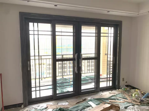 <span class=keywords><strong>Puerta</strong></span> <span class=keywords><strong>de</strong></span> <span class=keywords><strong>vidrio</strong></span> <span class=keywords><strong>de</strong></span> patio <span class=keywords><strong>de</strong></span> aluminio resistente moderna, rotura térmica deslizante automática residencial comercial terminada <span class=keywords><strong>para</strong></span> uso en <span class=keywords><strong>exteriores</strong></span> - Product Image 3