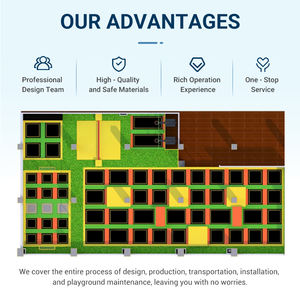 Vente directe du fabricant Trampoline dynamique terrain de jeu intérieur Aventure pour enfants Équipement pour terrain de jeu intérieur <span class=keywords><strong>Parc</strong></span> Trampoline - Product Image 6