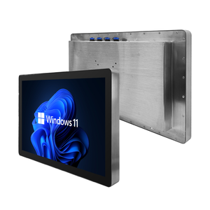 21.5 Inch Roestvrij Staal Waterdichte Intel J6412 I3 I5 I7 Rs232 Lan Usb Touch Screen Pc Fanless Wall Mount Industrieel Paneel Pc - Product Image 2