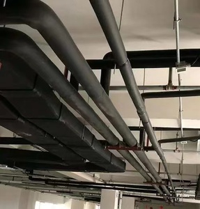 Panneau ignifuge insonorisant carré moderne en mousse plastique isolante, film <span class=keywords><strong>PVC</strong></span> adhésif, isolation autocollante pour tuyaux en cuivre - Product Image 1