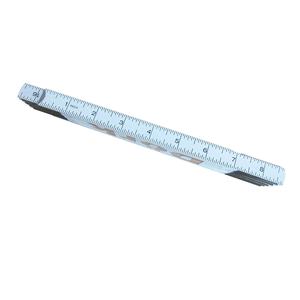 Règle pliante en bois de 1 mètre mesurant les pointes et les joints en métal pour charpentier - Product Image 4