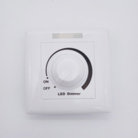 Regulador de Intensidad Rotatorio Continuo de 0/1-10V con Aislamiento PWM Estándar de 110V 220V y Control Remoto Infrarrojo