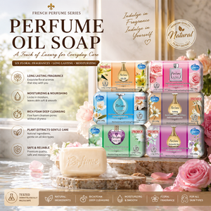 Jabón Perfumado de Larga Duración 248g, Barra de Baño Hidratante para el Cuidado de la Piel con Aceite de Rosa, Coco y Oliva para Lavado de Cara, Cuerpo y Manos OEM - Product Image 1