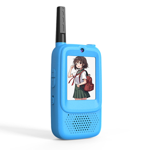 Aoro Lot de 2 Talkie-<span class=keywords><strong>walkie</strong></span> numériques sans fil rechargeables portables bleu et rose pour enfants, écran IPS de 2,0 pouces, batterie 1000-1500 mAh - Product Image 4