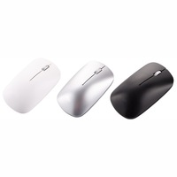 Souris sans fil silencieuse à piles 2.4G, souris optique ergonomique double mode pour ordinateur portable, PC, Macbook