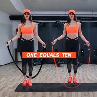 FDFIT Yetişkin Ağırlıklı Atlama İpi Battle Ropes, Erkekler ve Kadınlar İçin Ev Spor Salonu Fitness Aksesuarları