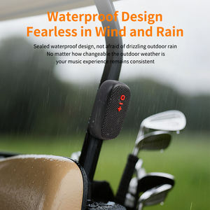 एम 31 ब्लू-दांत स्पीकर, वाटरप्रूफ, क्लिप-ऑन पोर्टेबल छोटे स्पीकर वायरलेस 5.4/बिल्ट-इन माइक/हल्के गोल्फ वर्क पूल के लिए - Product Image 4