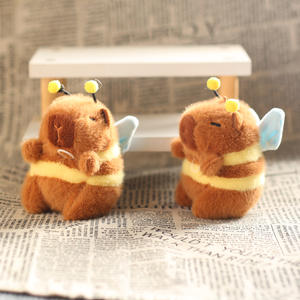 Adorable Peluche de Capibara Abeja con Alas Móviles, Suave y Ecológico, 15 cm, Llavero, Adorno Colgante para Bolsos, Regalos - Product Image 2