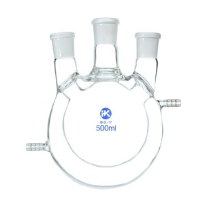 Huke tùy chỉnh vỏ bọc Thủy Tinh phòng thí nghiệm Phản Ứng <span class=keywords><strong>Flask</strong></span> Bốn Cổ Hóa Học Lò Phản Ứng - Product Image 6