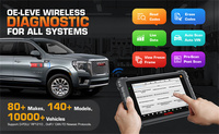 FCA DoIP CAN FD OBD2 Escáner de coche TPMS Relearn Ecu Codificación Mk 906 Pro Ts Autel MaxiCOM MK906 Herramientas de diagnóstico automotriz de la PRO-TS