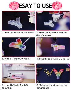 Kit de Resina UV de 1000g al por Mayor de Fábrica, Resina Transparente Curable por UV para Manualidades, Joyería y Arte - Product Image 6