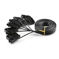 Tube d'encre 1,5 m 6 couleurs 6 lignes avec amortisseur d'encre pour Epson L6190 L355 L210 L365 L110 L211 L800 L801 L810 L850 L301 L303 L350 L1300