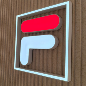 Lettere del Logo del canale in resina in acciaio inossidabile illuminato 3D per l'azienda e l'ospedale hanno illuminato modelli e loghi numerici - Product Image 1